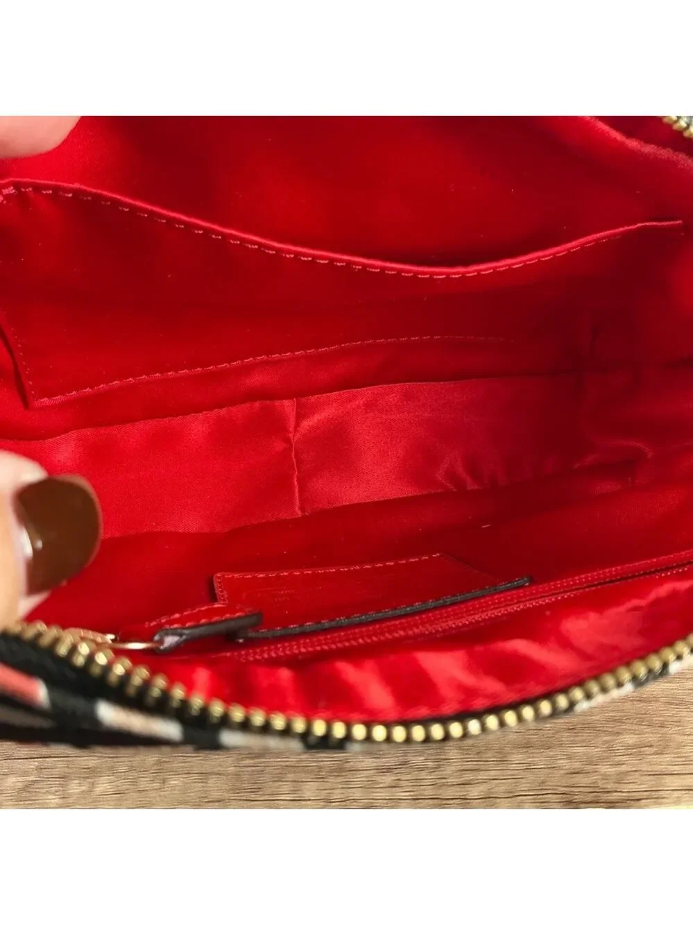 Coach Poppy 25121‎ Floral Red and Black Crossbody Shoulder Bag